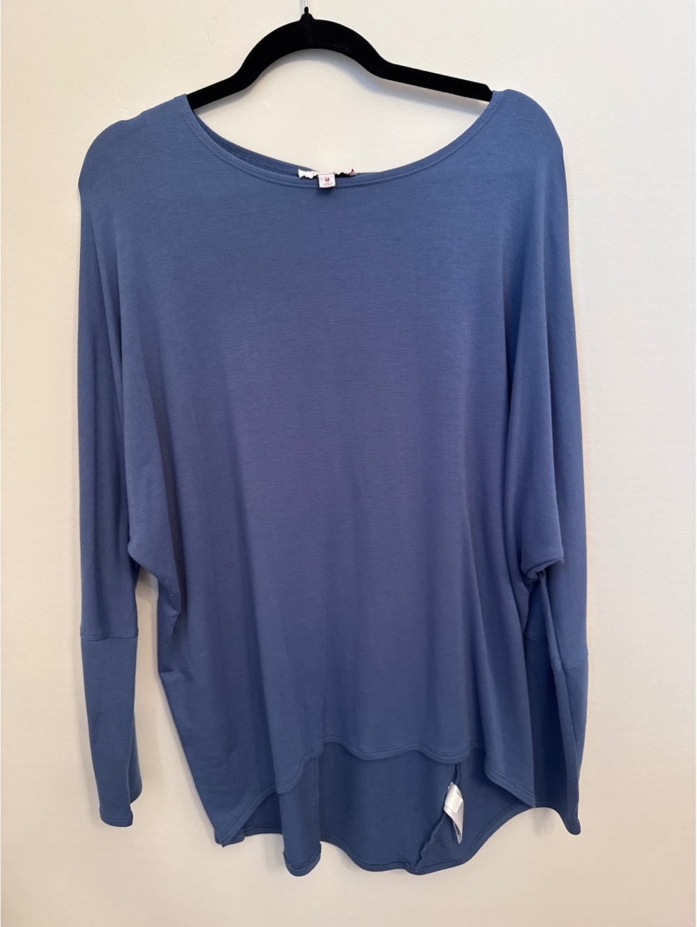 New Directions Studio Medium Blue Long Sleeve Top